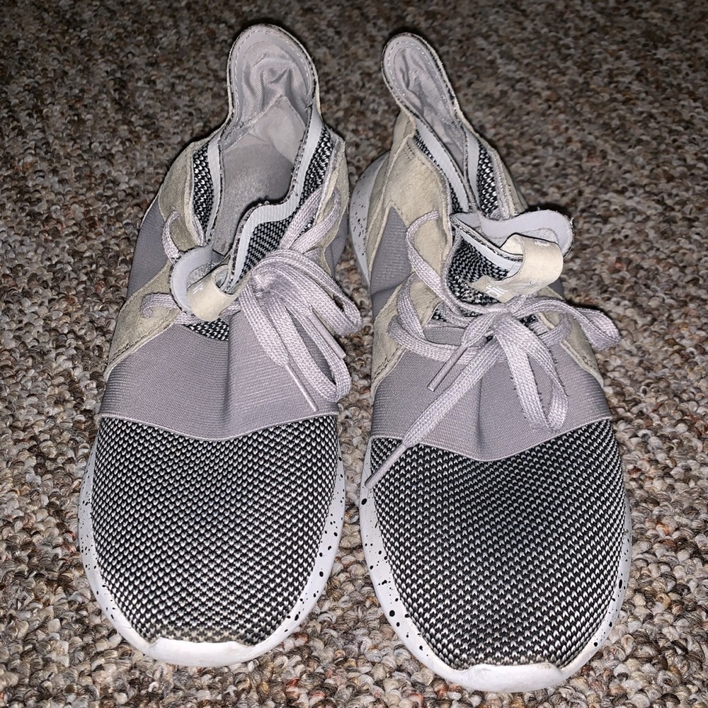 Adidas grey running shoes women’s size 6.5